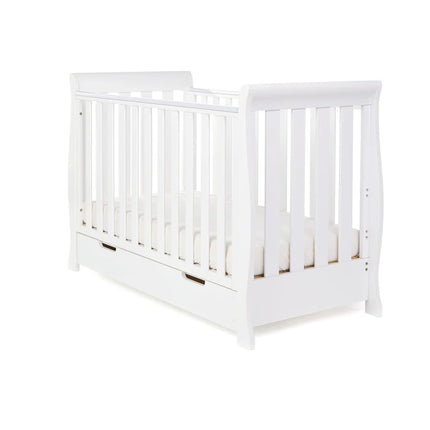 Stamford Mini Sleigh 3 Piece Nursery Room Set - White