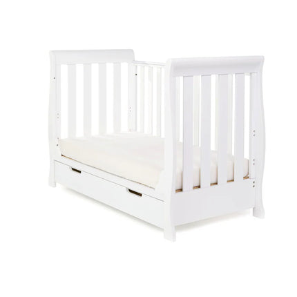Stamford Mini Sleigh 3 Piece Nursery Room Set - White