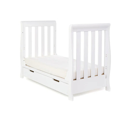 Stamford Mini Sleigh 3 Piece Nursery Room Set - White