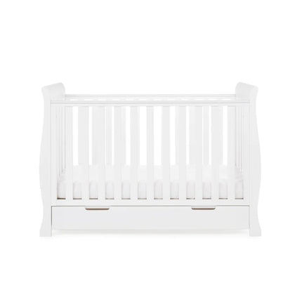 Stamford Mini Sleigh 3 Piece Nursery Room Set - White