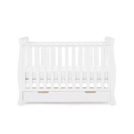 Stamford Mini Sleigh 3 Piece Nursery Room Set - White