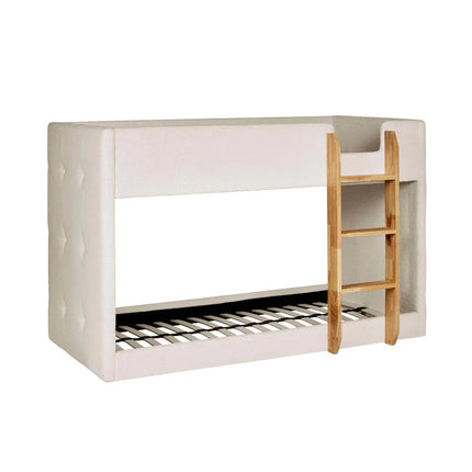 Teddy upholstered Bunk Bed - Cream Boucle