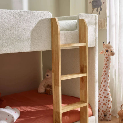 Teddy upholstered Bunk Bed - Cream Boucle