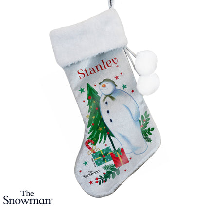 The Snowman Christmas Wishes Christmas Stocking - Personalised