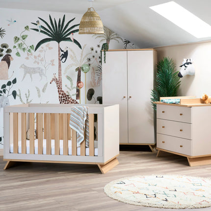 Thea 3 Piece Nursery Room Set - Latte