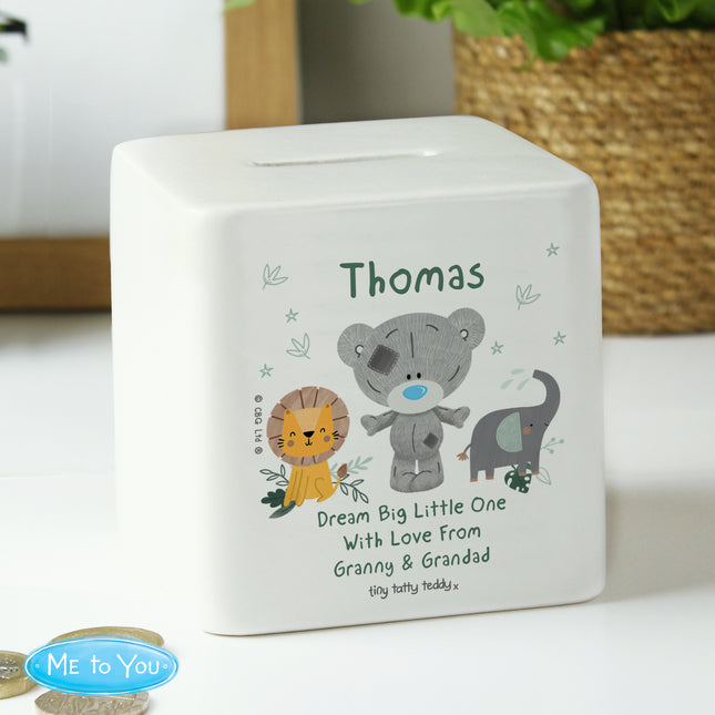 Tiny Tatty Teddy - Jungle Animal Ceramic Money Box