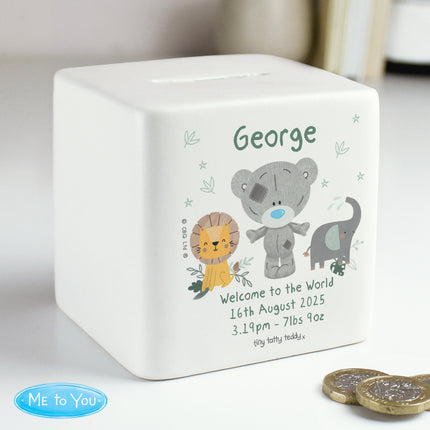 Tiny Tatty Teddy - Jungle Animal Ceramic Money Box