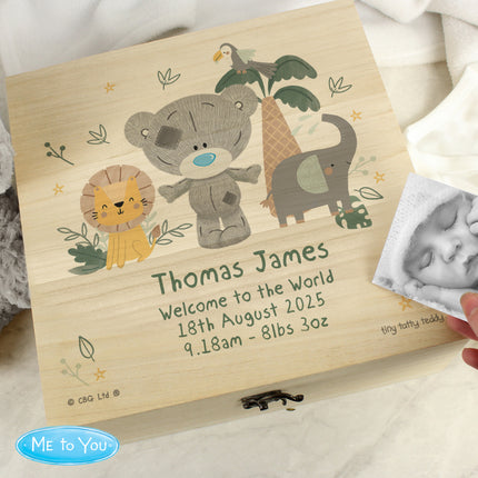 Tiny Tatty Teddy - Jungle Animals Wooden Keepsake Box