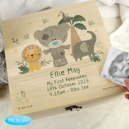 Tiny Tatty Teddy - Jungle Animals Wooden Keepsake Box