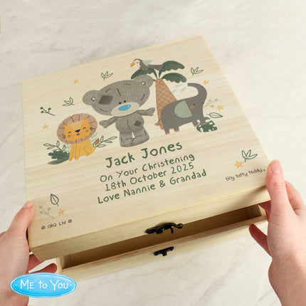 Tiny Tatty Teddy - Jungle Animals Wooden Keepsake Box