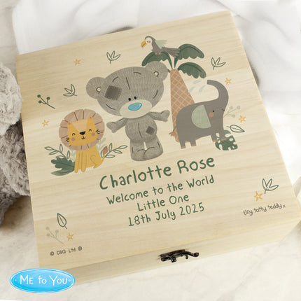 Tiny Tatty Teddy - Jungle Animals Wooden Keepsake Box