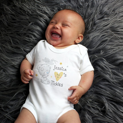 Tiny Tatty Teddy - I heart Vest - Personalised | 0 - 3 Months