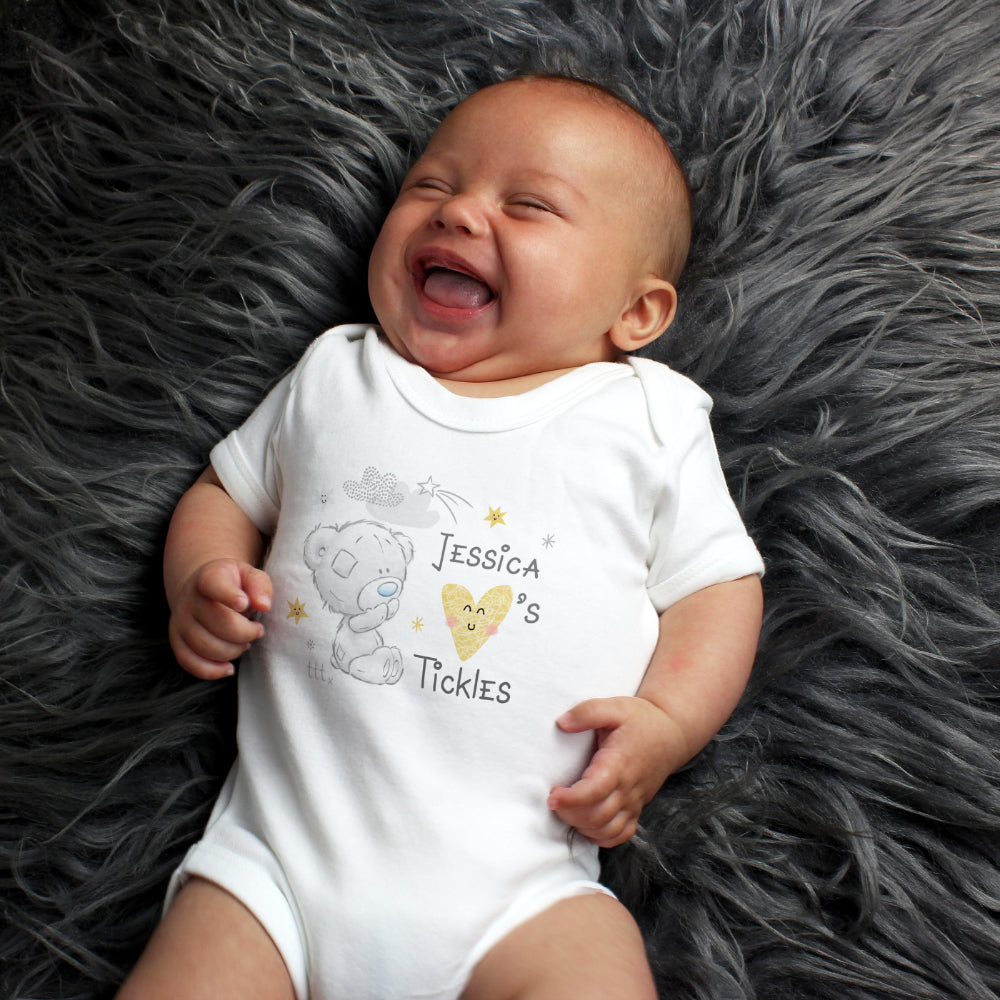 Personalised Tiny Tatty I heart Vest | 0 - 3 Months