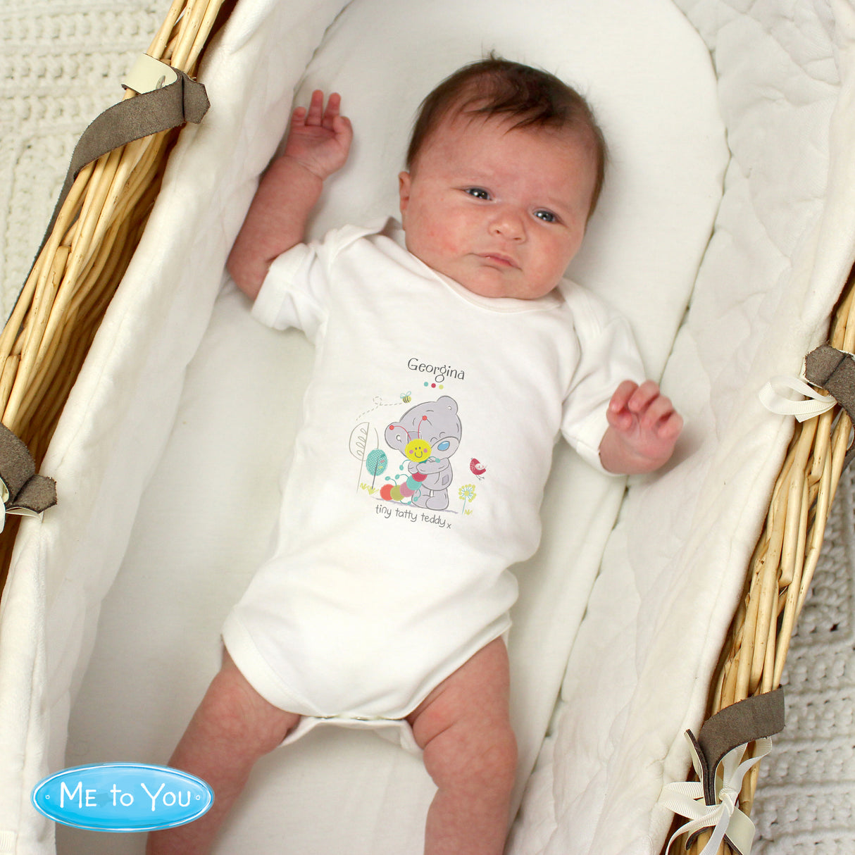 Tiny Tatty Cuddle Bug Vest - Personalised | 0 - 3 Months