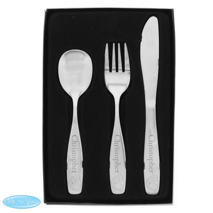 Tiny Tatty Teddy - 3 Piece Cutlery Set - Personalised