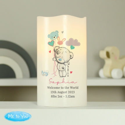 Tiny Tatty Teddy - Dream Big Nightlight Candle - Personalised