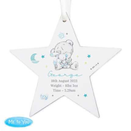 Tiny Tatty Teddy - Dream Big Little One Decoration - Personalised