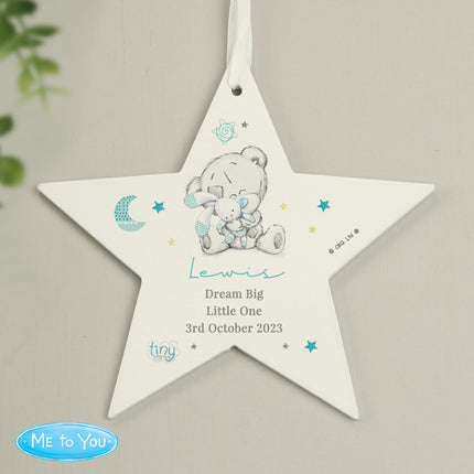 Tiny Tatty Teddy - Dream Big Little One Decoration - Personalised