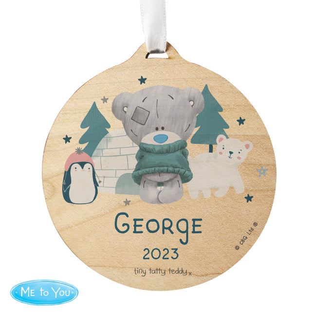 Tiny Tatty Teddy - Winter Explorer Decoration - Personalised