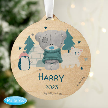 Tiny Tatty Teddy - Winter Explorer Decoration - Personalised