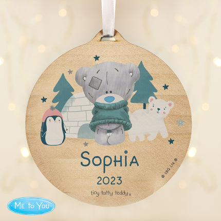 Tiny Tatty Teddy - Winter Explorer Decoration - Personalised
