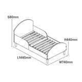 Toddler Bed - Grey