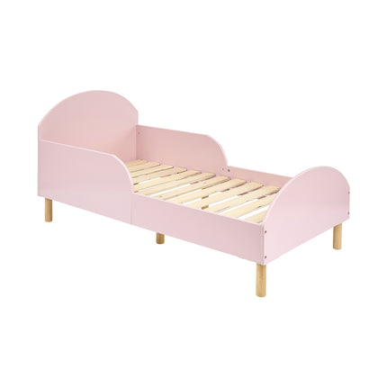 Toddler Bed + Table & Chairs Set - Pink
