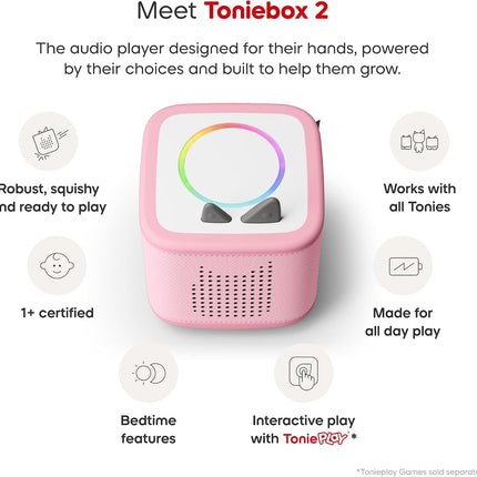 Toniebox 2 Starter Set with Bluey Tonie - Cloud Pink