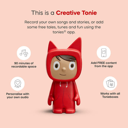 Toniebox 2 Starter Set with Creative Tonie: Rubie - Sky Blue