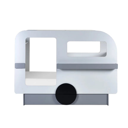Tourer Caravan Bed - Vapor Grey And White