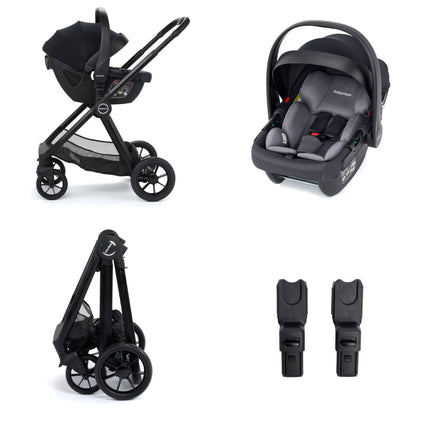Mimi Travel System + Coco Car Seat - Black
