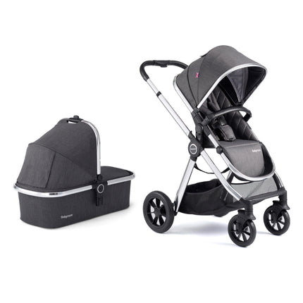 MeMore Travel System with Coco Car Seat & IsoFix Base - Chrome