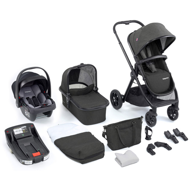 MeMore Travel System with Coco Car Seat & IsoFix Base - Black