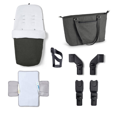 MeMore Travel System with Coco Car Seat & IsoFix Base - Black