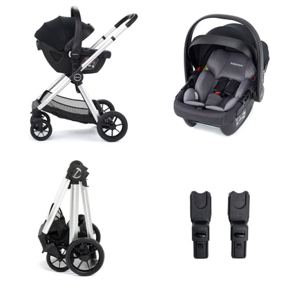 Mimi Travel System + Coco Car Seat - Silver