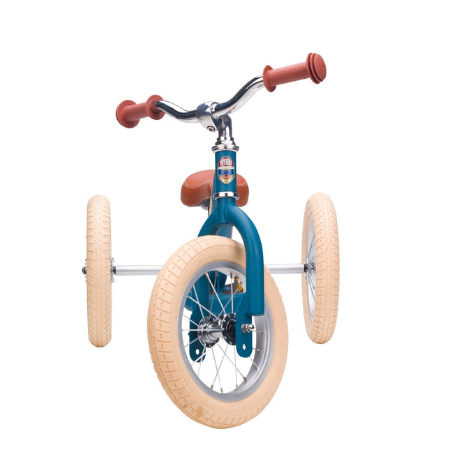 Trybike Steel Balance Trike – Matte | 2-in-1 Trike & Balance Bike - Vintage Blue