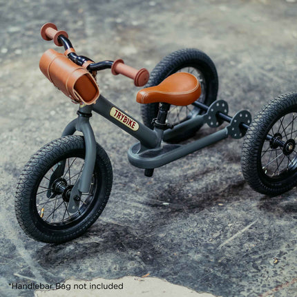 Trybike Steel Balance Trike – Matte | 2-in-1 Trike & Balance Bike - Vintage Grey