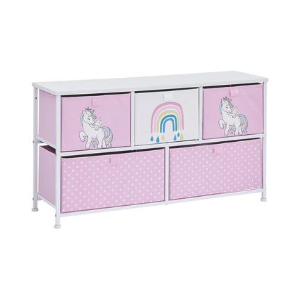 Unicorn 5 Drawer Storage Chest