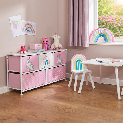 Unicorn 5 Drawer Storage Chest