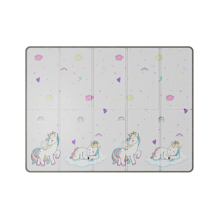 Unicorn and Moon & Stars Reversible Toddler Play Mat