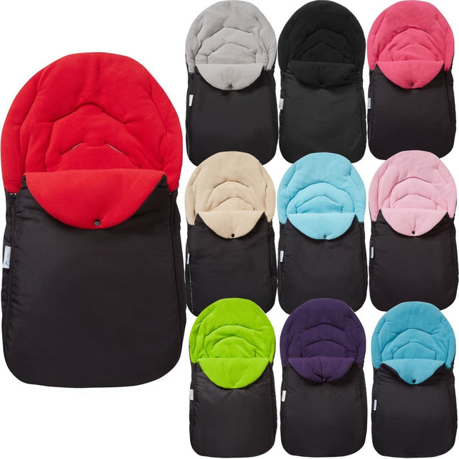 Universal Car Seat Footmuff / Cosy Toes - Fits All 3 And 5 Point Harnesses