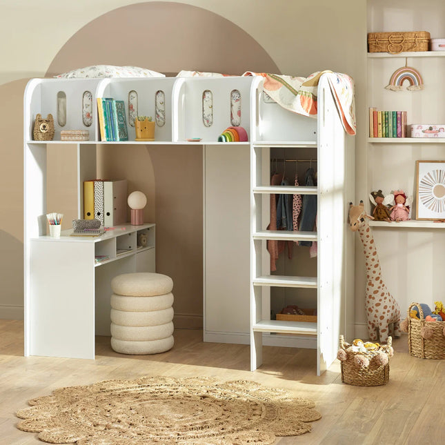 Vision High Sleeper - White