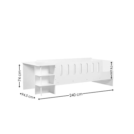 Vision Low Sleeper Bed with Desk