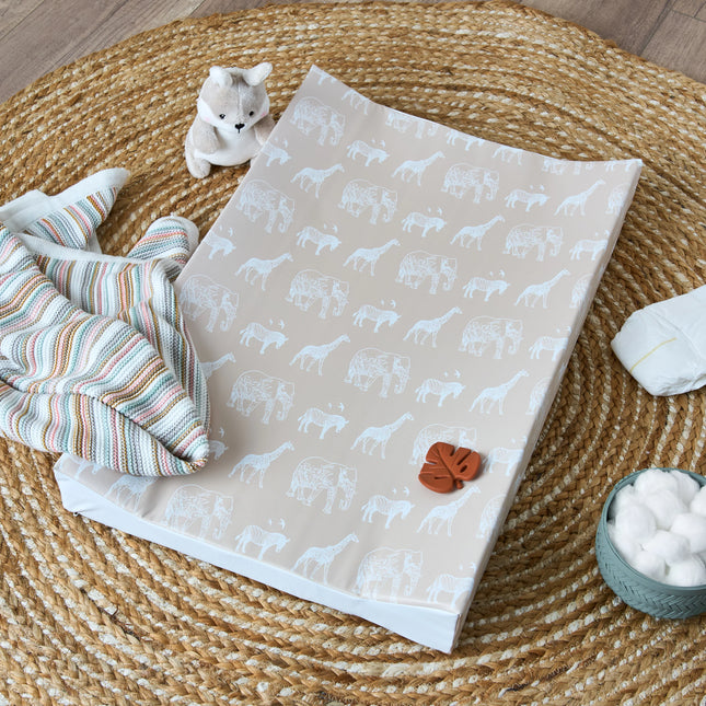 Wedge Changing Mat - Safari Oatmeal