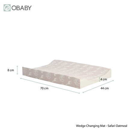 Wedge Changing Mat - Safari Oatmeal