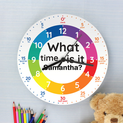 What time is it? - Personalised Wall Clock
