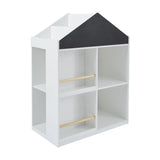 White Blackboard Bookcase and Storage Cabinet