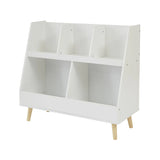 White Sloping Bookcase