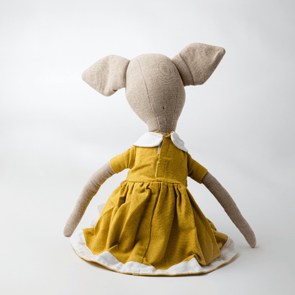 Elaine Mouse | Heirloom Cotton Keepsake Toy