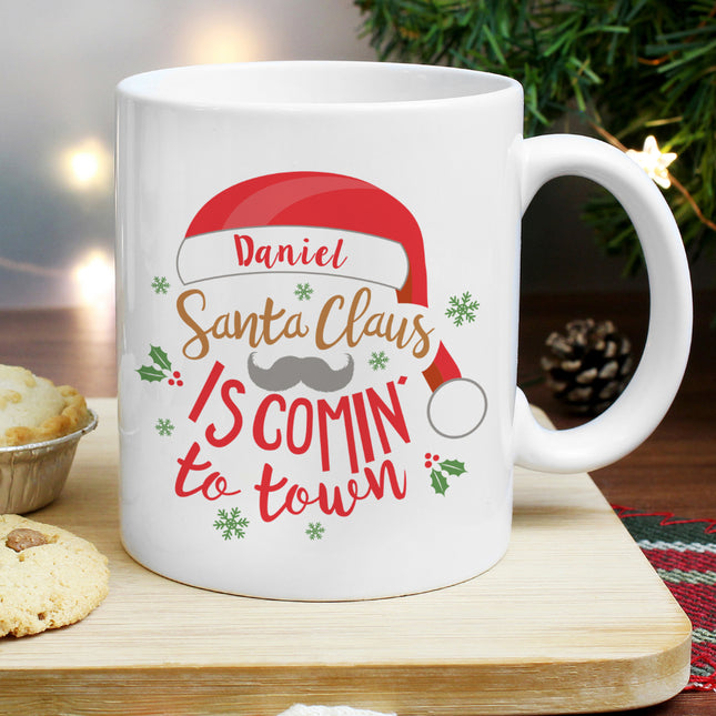 Santa Claus is Coming to Town - Personalised Mug